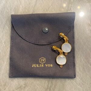 Reversible Julie Vos Meridian Hoop and Charm earrings. Like new condition.